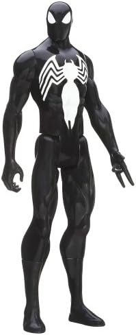 Marvel Ultimate Spider-Man Titan Junak Serije Crni Kostim Čovjeka-Pauka Figurica - 12 Cm