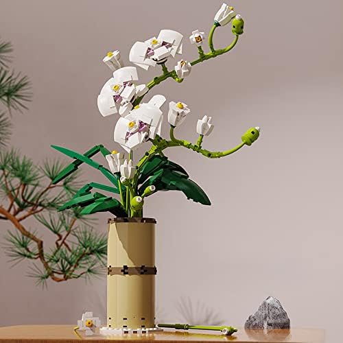Construction Set Za Buket Cvijeća VONTER, Kreativni Projekt izgradnje Orhideje Bonsai, Ботаническая Zbirka DIY