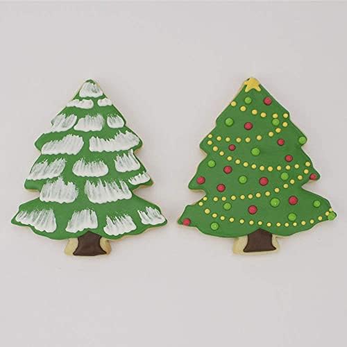 Anne Clark Kalupe za kolačiće 4-dijelni Svečano Božićno Drvce Skup Oblikovatelji za kolačiće s Буклетом recepata