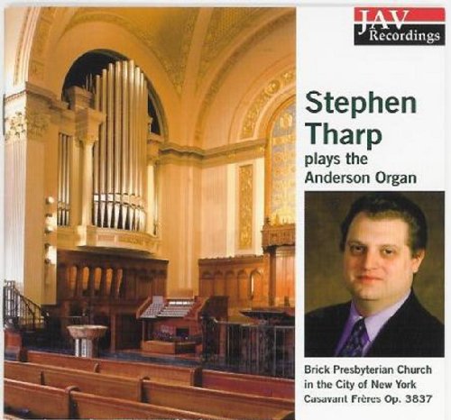 Steven Tarp svira na orguljama Anderson, Keramička prezbiterijanci crkva u gradu New Yorku, Казавант Фрэрес,