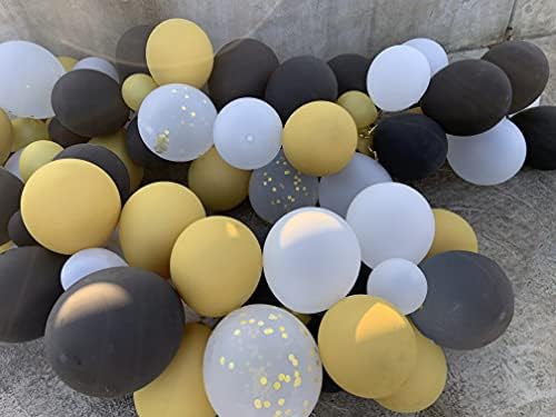 120шт Crna zlatnu loptu ,skup vijencima s konfete, bijela zlatnu loptu, luk iz zlatnog globusa, koristi se za
