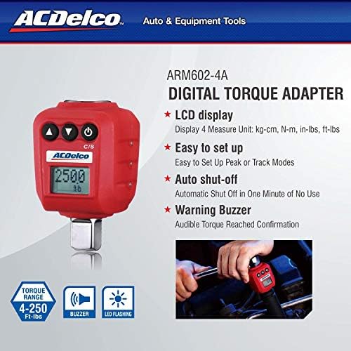 ACDelco ARM602-34A 3/8 i ½ heavy duty Digitalni Adapter okretnog momenta u Kombinaciji Komplet sa Signalom i
