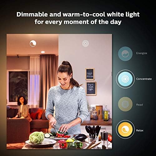 Philips Hue White and Color Ambiance A19 E26 Led pametna žarulja je kompatibilna s Bluetooth i Zigbee (opcija Hue Hub), Radi Alexa i Google Assistant – Certificirani uređaj za ljude (562785),3 pakiranje