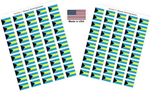 Proizvedeno u SAD-u! 100 Zastavu Zemlje 1.5 x 1 Samoljepljive Naljepnice za albume s bilješkama uz Svjetski