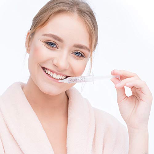 Preljev za gel za izbjeljivanje zubi Purean - Pakiranje 3 x 5 ml - Šprice s gelom za izbjeljivanje zubi urea