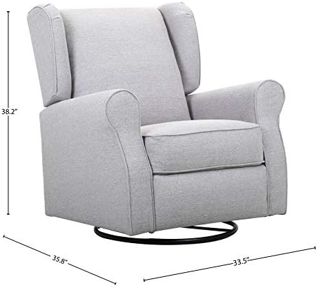 Brand – Obrtno stolica-glider Ravenna Home sa sklopivim naslonom, 33,5 cm, Siva