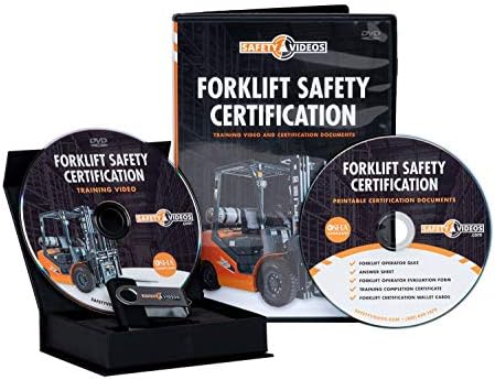Komplet sigurnosnih certifikata viljuškara - DVD-a ili USB - Trening вилочному погрузчику, kompatibilnim sa