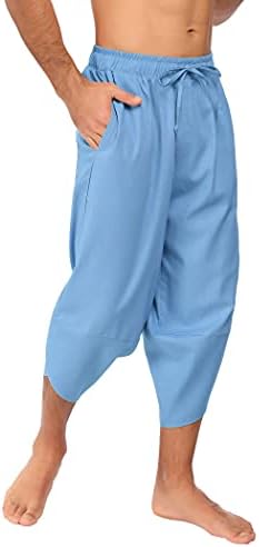 COOFANDY Gospodo lana ženske sportske hlače capri, pluća besplatne kratke hlače 3/4 s fleksibilnim gumicom u