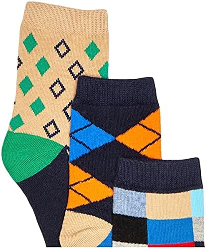 Jefferies Čarape za dječake vesele šarene čarape za kostim stranke 6 Parova u pakiranju