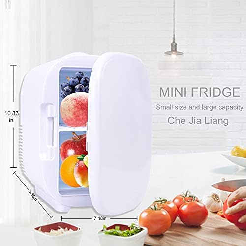 Mini-Hladnjak za njegu kože za Spavaće sobe i 8 Litara Prijenosni Mini-Hladnjak Kompaktni Hladnjak Topliji za