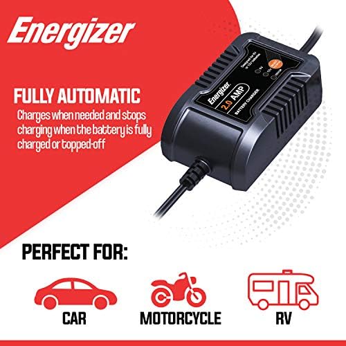Punjač Energizer 2-Amper Potpuno Automatska Inteligentni Punjač, Punjač 6 i 12, Držač Baterija, Punjač fino