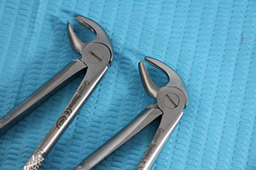 Set od 2 njemačkih zubni kirurški alat za uklanjanje zuba izvlačenje Kliješta MD3 MD4