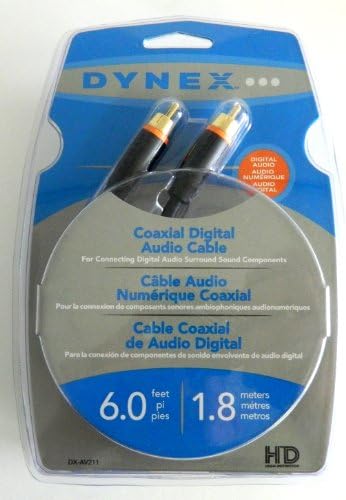 Dynex 1,8 M 6 metara Digitalni Koaksijalni Audio