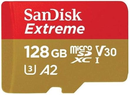 Memorijska kartica SanDisk Extreme 128 GB Micro SD za GoPro Radi sa GoPro Hero 9 Crna Skladište UHS-1 U3 / V30