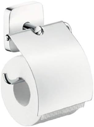 Držač toaletnog papira hansgrohe s poklopcem Lako instaliraju 7-inčni dodatna oprema Avantgarde od kroma, 41508000