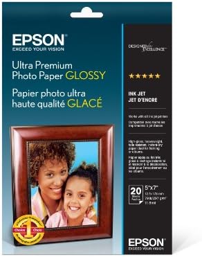 Foto papir Epson Ultra Premium SJAJNI (5x7 Inča, 20 Listova) (S041945)
