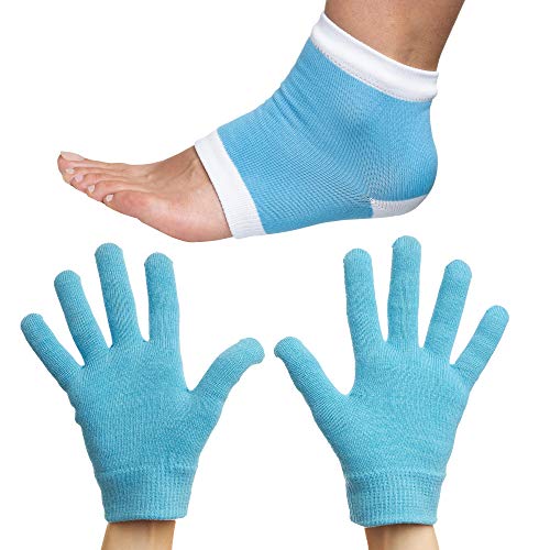 Skup vlaži Spa tretmane ZenToes za Ruke i Stopala-1 Par Vlaži Rukavice i 2 Para Čarapa za zacjeljivanje kože