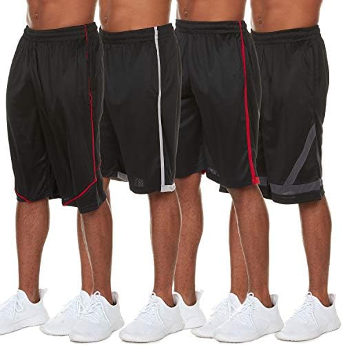 Sportske kratke hlače za muškarce - 4 Kom Muška Sportska odjeća Быстросохнущие Košarkaške kratke hlacice - Trening,