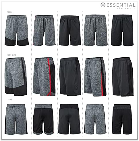 Sportske kratke hlače za muškarce - 5 komada muških brzo sušenje Košarkaške kratke Sportske hlače za trening,