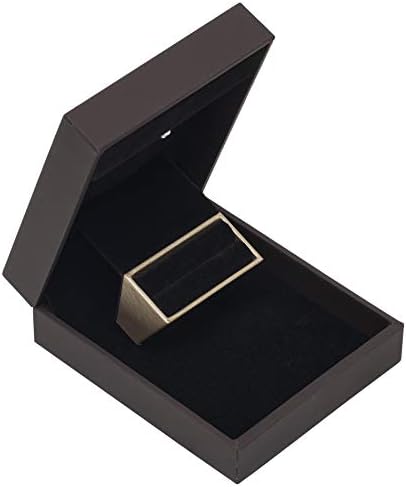 Plemenita kutija za prstenje sa svijetlo - tanki led pozadinskim osvjetljenjem Poklon kutija za nakit s baršun