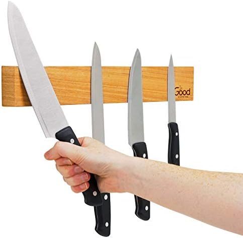Magnetna traka za noževa w XL 18 Dizajn - Snažna magnetska Drveni stalak za noževe za jednostavnu montažu na