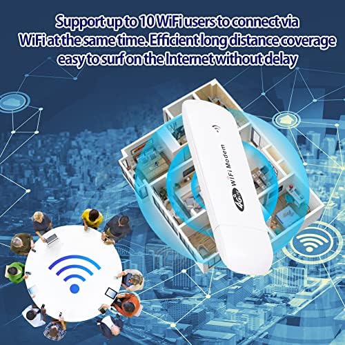 ključ modema Wi-Fi wendeekun, modem 4G LTE i WiFi, Ključ modema Wi-Fi s utorom za SIM kartice, TDD FDD GSM Auto