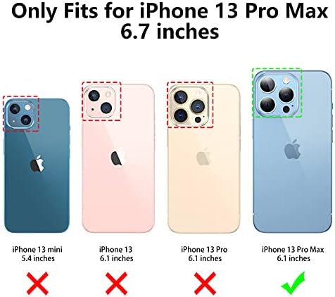 Ruky je Kompatibilan sa zaštitnim filmom za poleđini iPhone 13 Pro Max [2 pakiranja], Zaštita od ogrebotina,