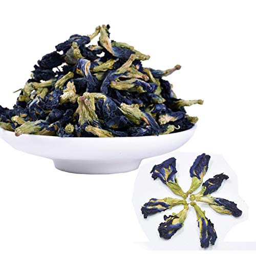 Čaj od Sušene Gorke Graška, Sušena Trava Plave Boje Graška Leptir (Cvijet Graška Leptir, 2,0 oz)
