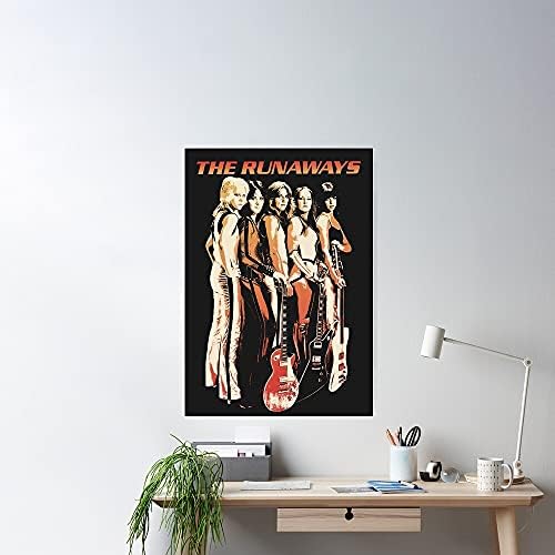 Grupa albuma Red Cool Pop Music Culture Runaways - Najbolji i najnoviji poster za zid umjetnosti Home dekor