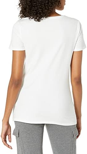 Ženska t-shirt Essentials od 2 pakiranja klasične rezanja kratkih rukava i V-izrez