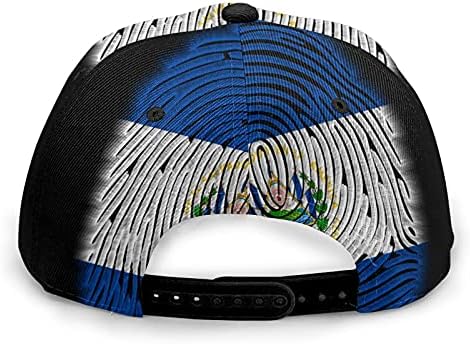 To je u Mom DNK Zastava Salvador Unisex s 3D ispisa, Klasična kapu Snapback, hip-hop kape s ravnim vizir.