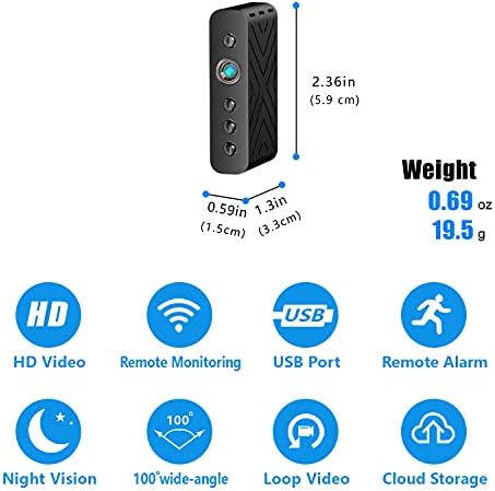 Kamera za video nadzor Rettru TY9 Bežični Wi-Fi USB priključak,Noćni vid,Detekcija pokreta,oblaku,Kompatibilan
