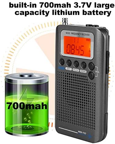 AM/FM/Kratkotalasni radio, Prijenosni Radio Na baterije AM FM Kompaktni player s četiri načina pretraživanja