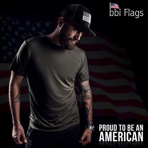 BBI Zastave Američku Zastavu Šešir za muškarce ili Žene - Udobne Crne Kape za Kamione SAD s Podesivim naslonom