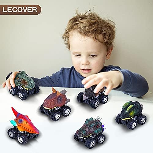 Dinosaures Igračka automobile za Dječake, Djevojčice, Gurnite Igračke za Dinosaure za djecu od 3 do 12 godina,
