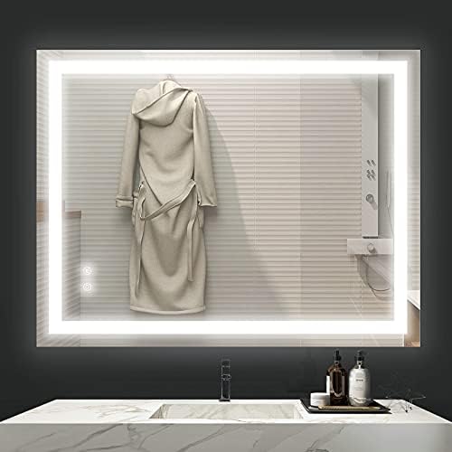Led ogledalo za kupatilo s pozadinskim osvjetljenjem VENETIO sa svjetlom i anti-maglovito dizajnom, Ogledala
