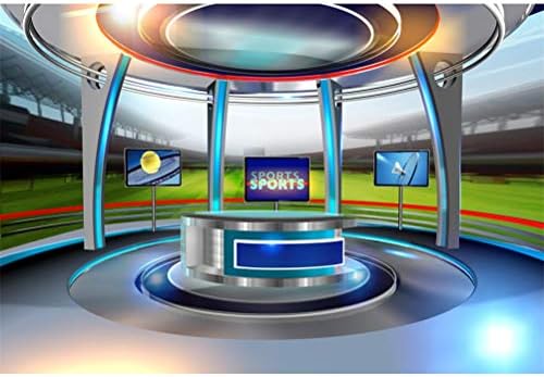 Leowefowa 7x5 metara Sportski tv program Studijski pozadina za emitiranje Vinil je televizijska postaja Račun