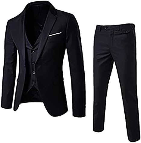 Muška odijela 3 kom. Blazer Haljina Poslovne Smoking Tanki kaput na jedan preklopni Jakna i hlače Kit za Svadbene zurke