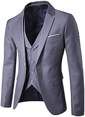 Muška odijela 3 kom. Blazer Haljina Poslovne Smoking Tanki kaput na jedan preklopni Jakna i hlače Kit za Svadbene