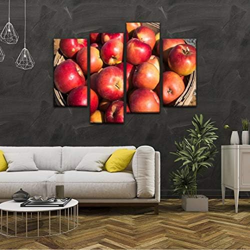Slike na platnu iz panela IGOON 4 - Стейман Vinski Paket Za kuhanje jabuka - Moderna plakata u okvirima, Spreman