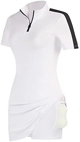 JACK SMITH Donje sportski haljina za polo Tenis Haljina za golf kratke hlače s džepovima i Haljina za vježbanje