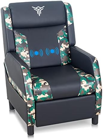 Stolica s masažnim naslonjač Fullwatt za dnevni boravak, Jednokrevetna kauč sa sklopivim naslonom u utrke stilu