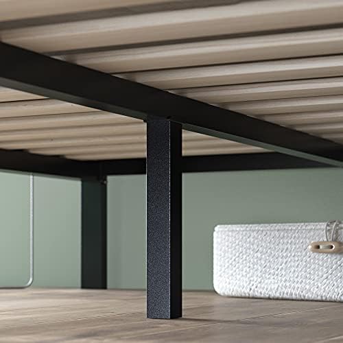 Okvir Kreveta s Metalnim Platforma ZINUS Mia s Uzglavljem / Drveni Stup / Ne Želite Opružni Kutija / Jednostavna