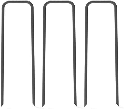 Igle za Vrt Okola AAGUT, Uređenih Staples 100 Kom 6 Inča 11-Inčni Crni Travnjak I Računati u Dvorištu za Psa