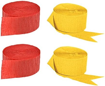 Trake od Крепированной papira Crveno i Zlatno-žute boje (na 2 role od svake boje) Proizvodnje SAD