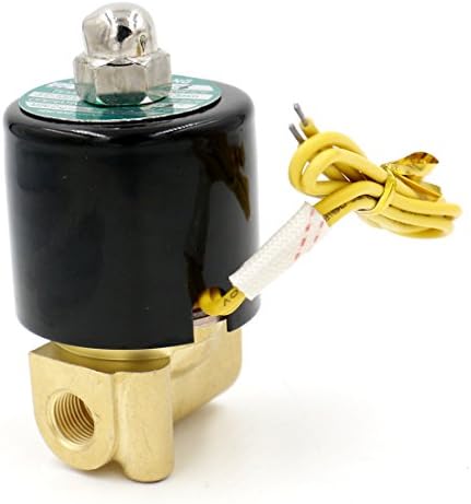 Baomain 1/8-inch prikladniji mesinga Električni elektromagnetski ventil za zrak vodenog Ventila N/C ( Normalno