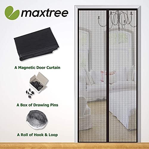 eMaxtree Modernizirana Vrata kapa sa magnetnim ekrana od staklenih vlakana, Vanjski mrežasti zastor, Vrata zaslon