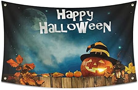 Sretan Halloween Zastava Ukras 3x5 Metara Banner Žurka U Dvorištu Znakovi Home Dekor Smiješno Viseći Plakat