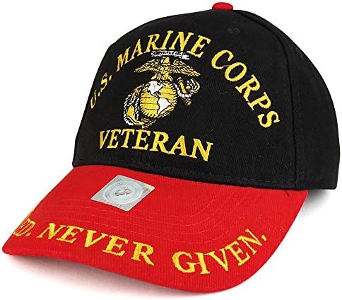 Armycrew Službeno Licencirani Veteran AMERIČKI marinci Vezeni Pamuk kapu