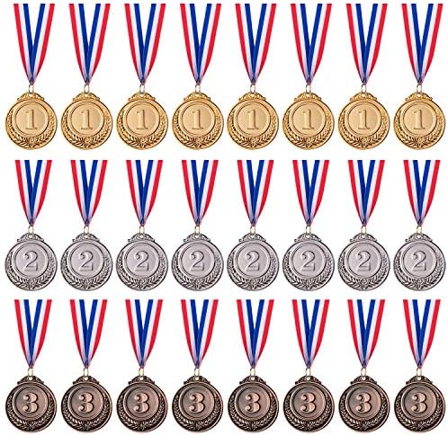 Priuštite 24 Komada Zlatne Srebrne Bronzane Наградных Medalja-Medalje-Dobitnici Zlatne Srebrne Bronzane Nagrade